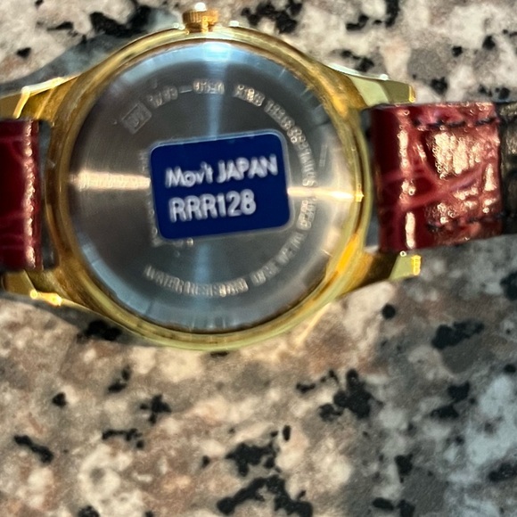 Disney X Lorus Mickey Mouse Gold-Tone Analog Watch vintage 80s 90s - Picture 5 of 6